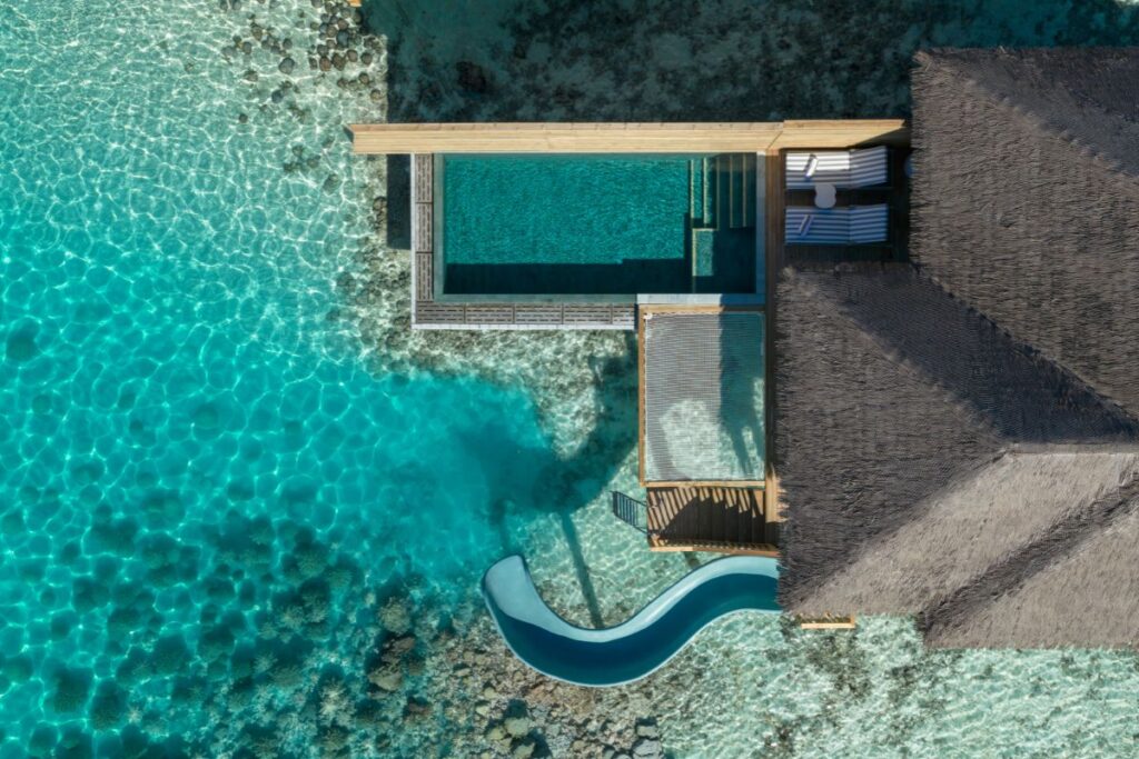 overwater villas at Sun Siyam Vilu Reef