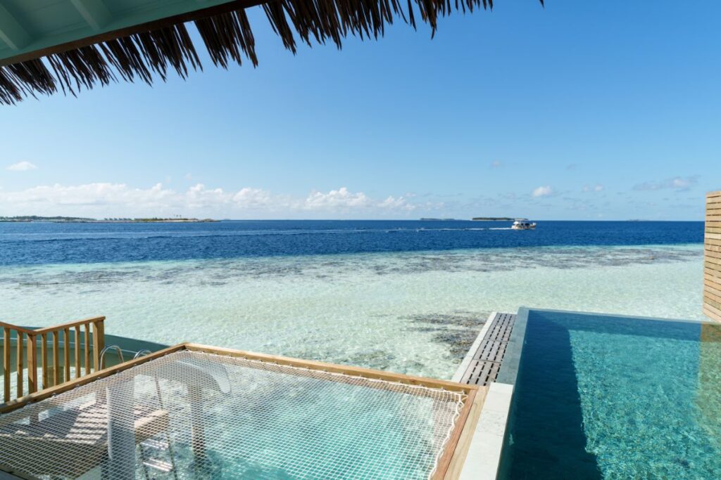 overwater villas at Sun Siyam Vilu Reef