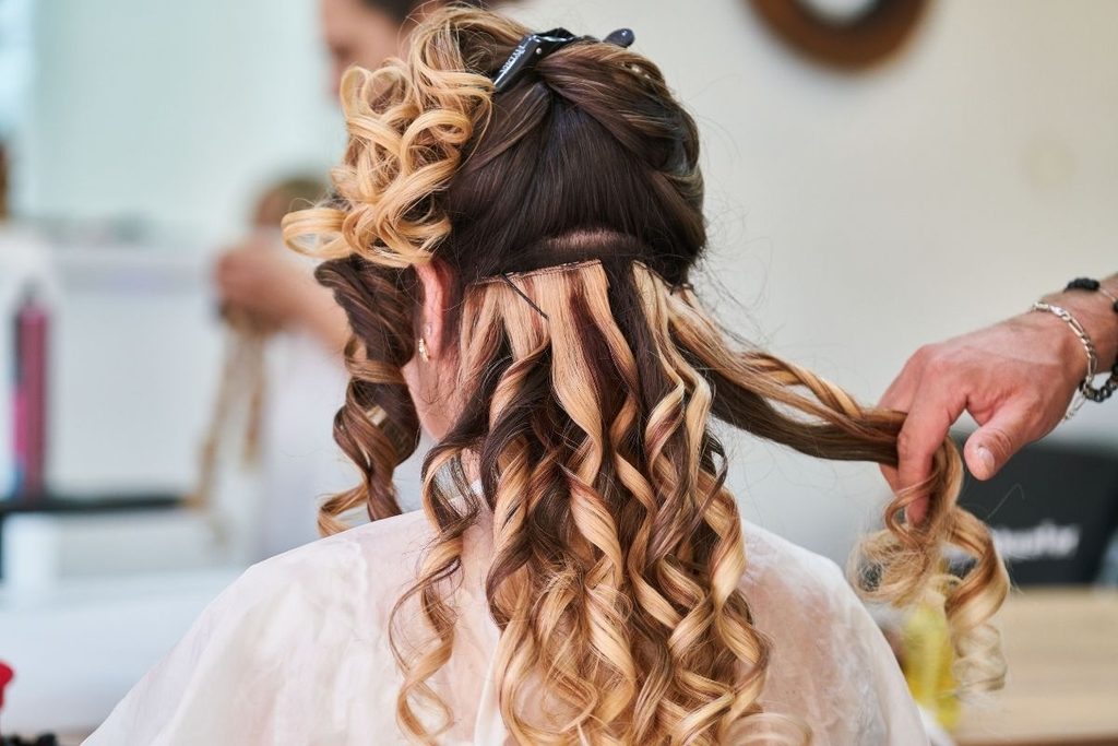 bleach blonde hair extensions