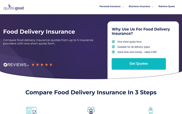 food delivery insurance