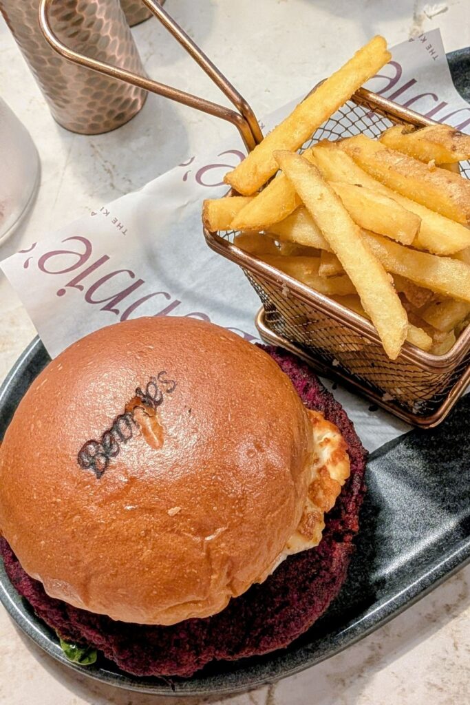 Halloumi & Beetroot Burger - St Andrews