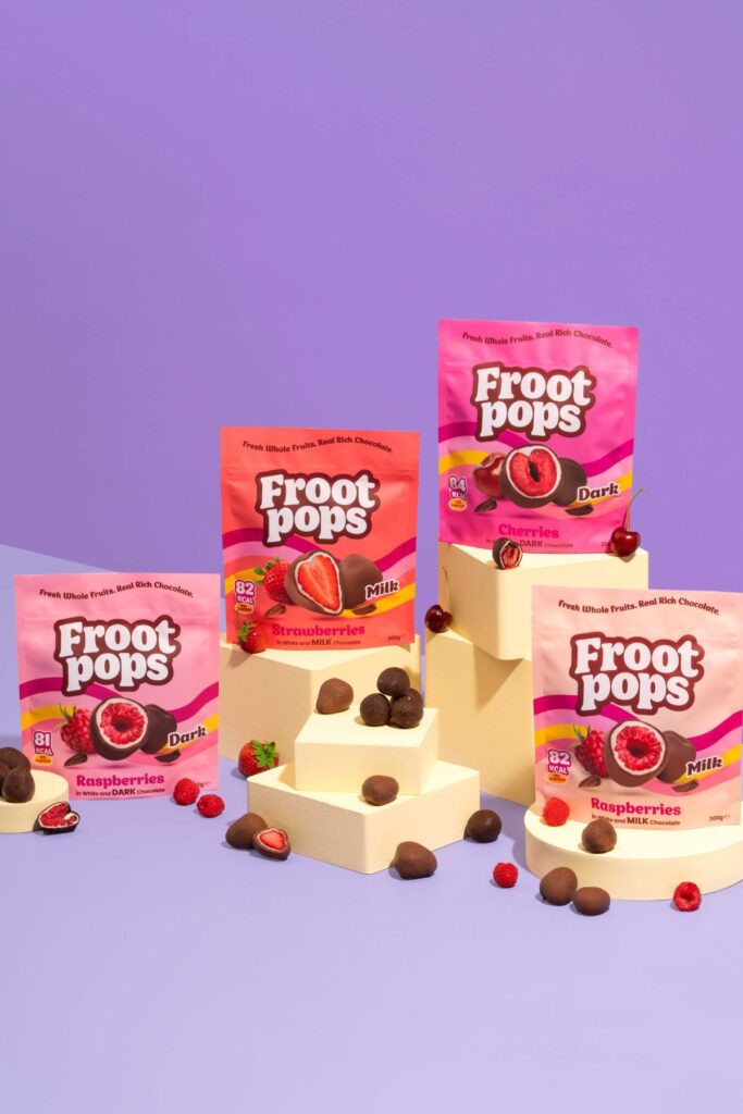 From Pops - fresh fruit in chocolate frozen