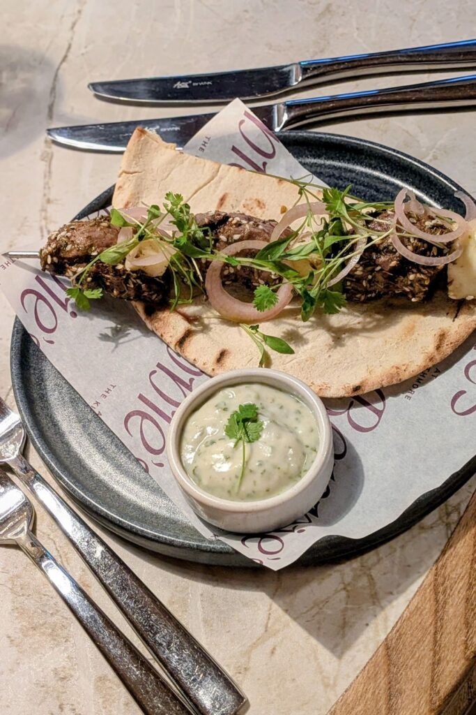 Beef Kebab at Bennie's