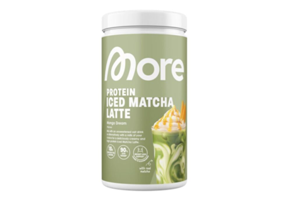 More Nutrition Matcha Iced Latte Mango Dream