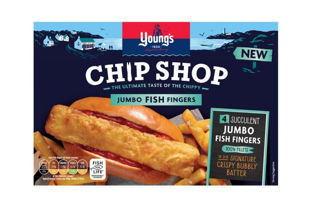 Young's Jumbo Fish Fingers - new food & drink
