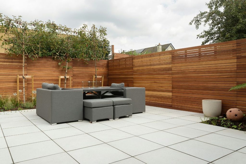outdoor living area
