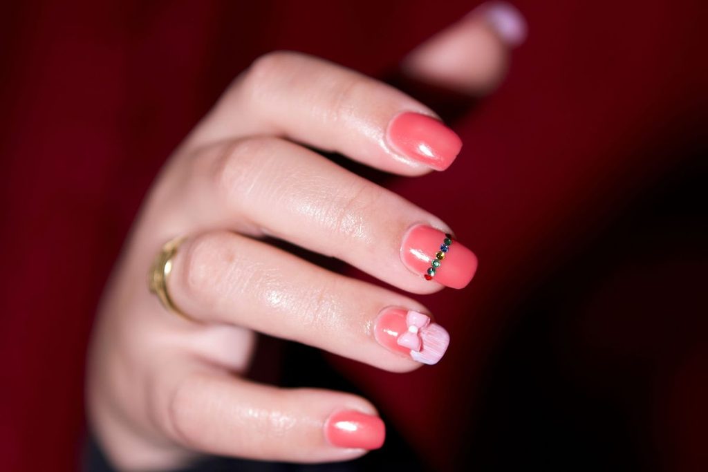 crystal nail art