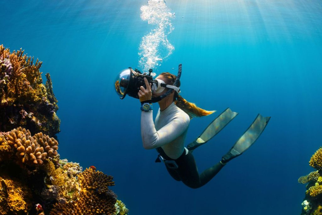 island scuba diving