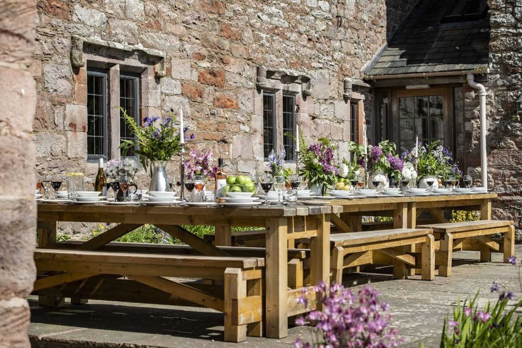 autumn house party in Cumbria