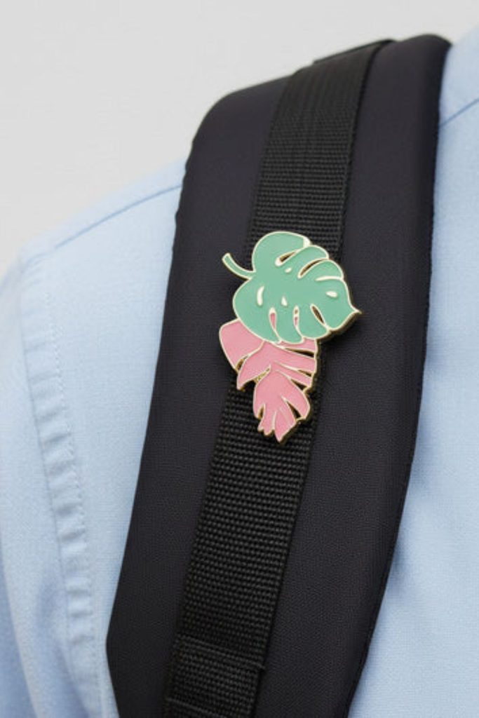 brand enamel pin