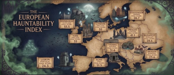 Halloween most haunted cities