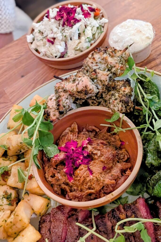 Close-up of the Sharer platter from BAB