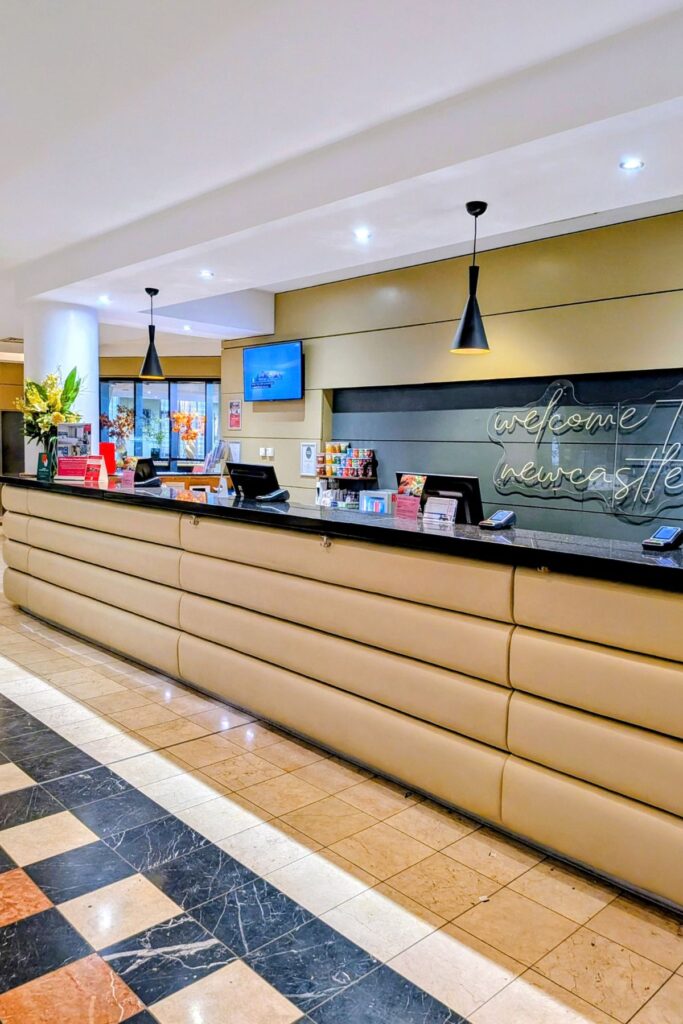 Reception Desk at Leonardo Hotel Newcastle