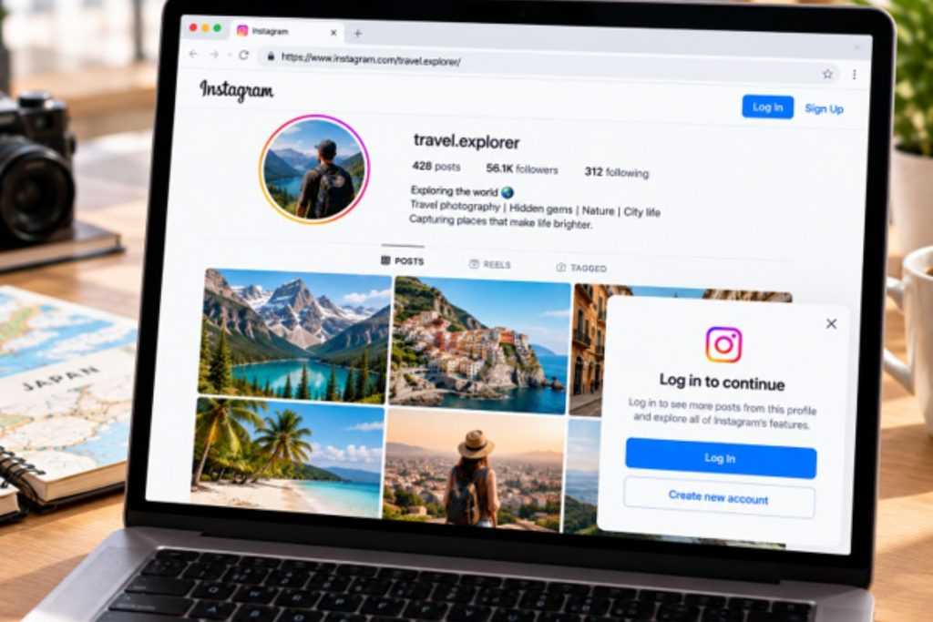 watch Instagram without an account
