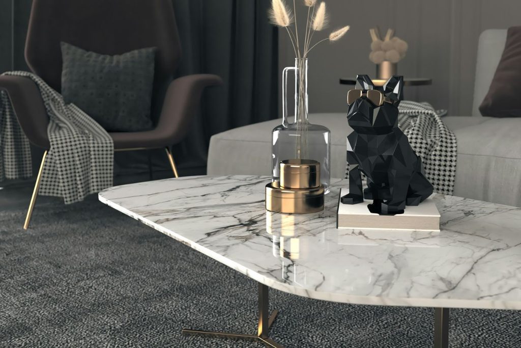 marble coffee table