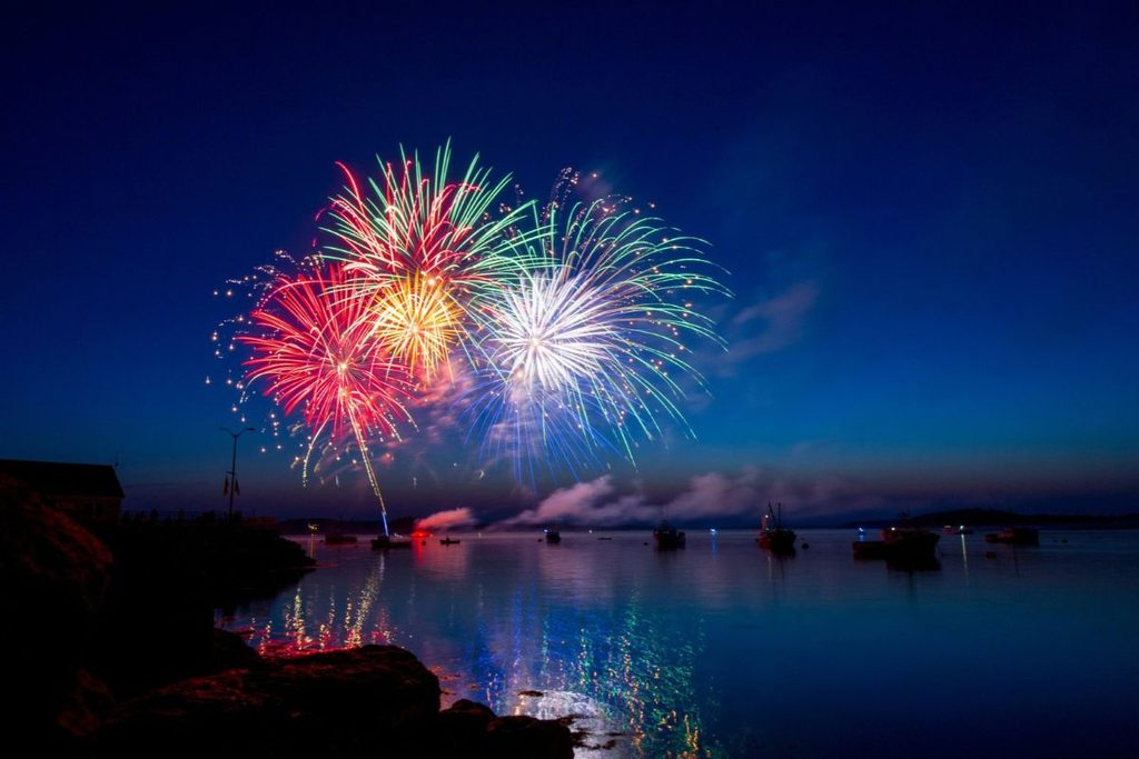 fireworks display