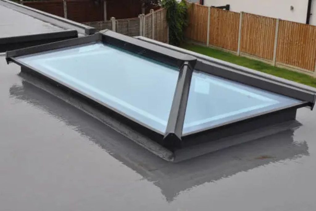 flat roof windows