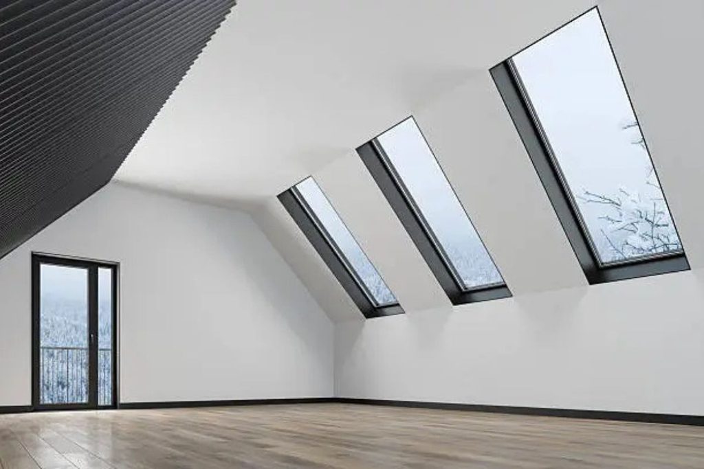 flat roof windows