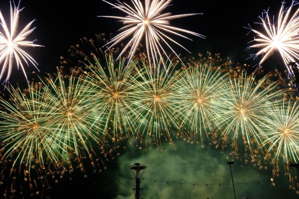 fireworks display