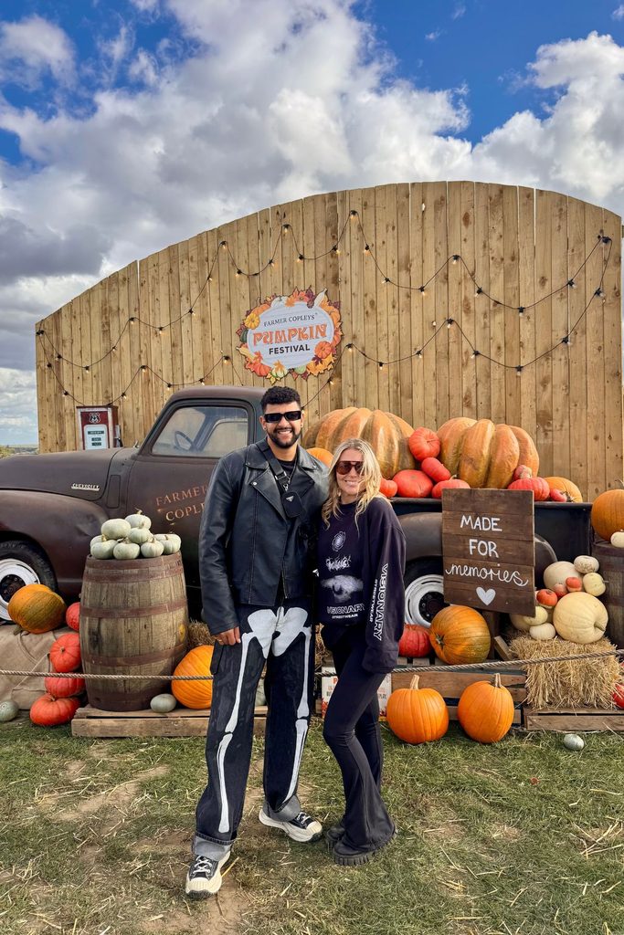pumpkin picking