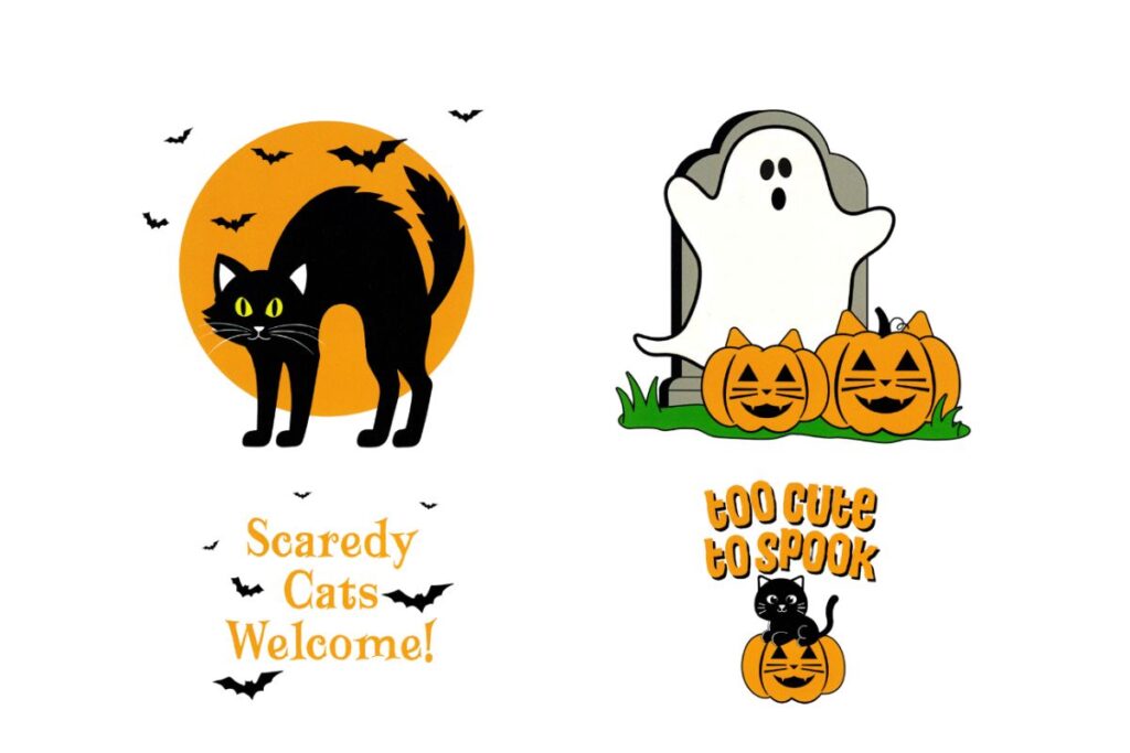 Closer Pets - Door Stickers - Boo Basket