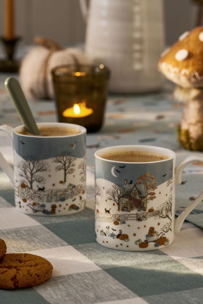 Sophie Allport Paws & Pumpkins Mug - Boo Basket